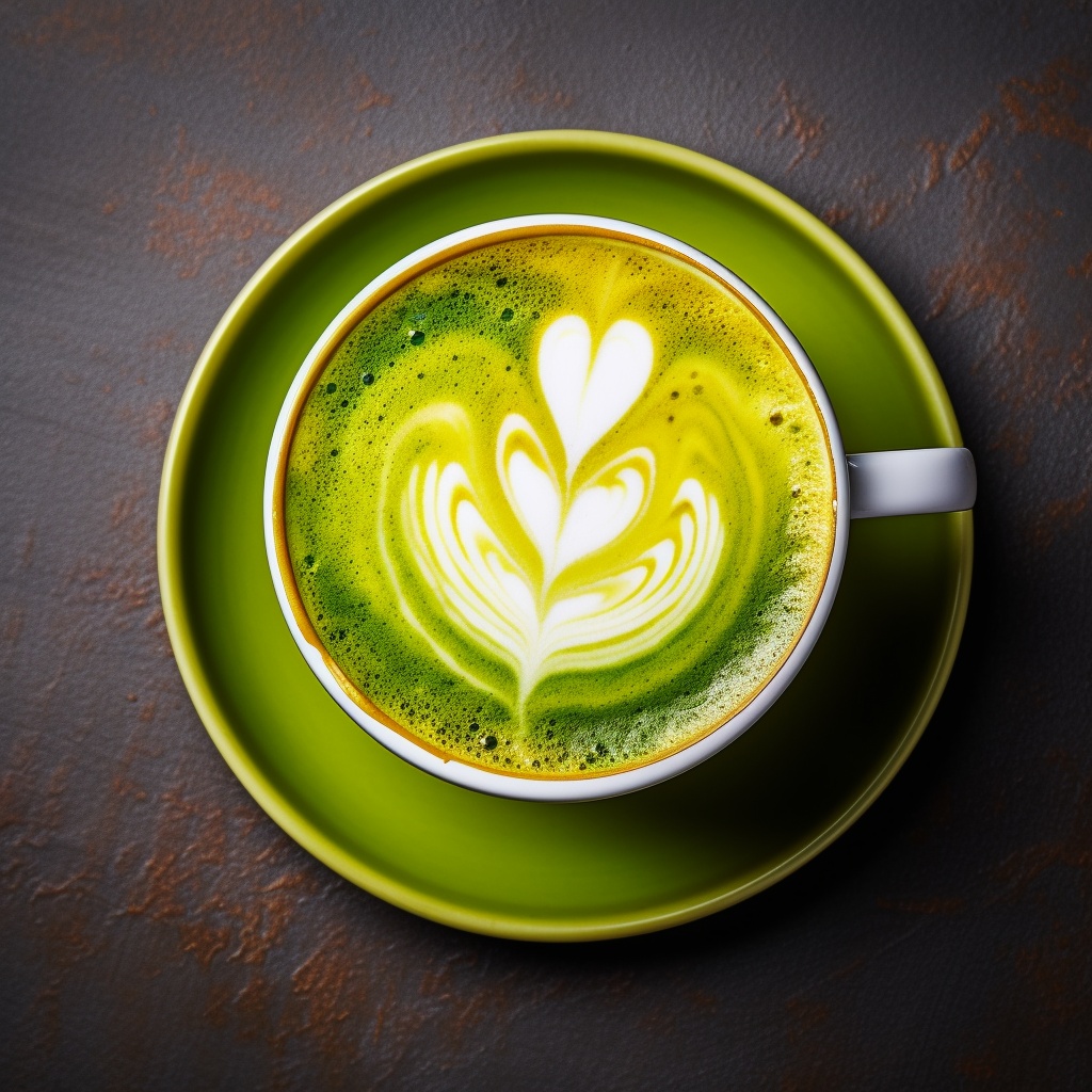 Dirty Hot Matcha Latte