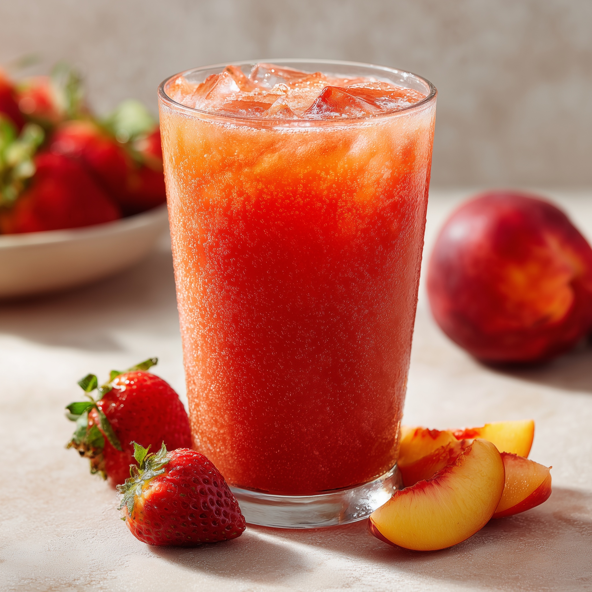 Meli's Strawberry Peach 🍓🍑 Iced Tea
