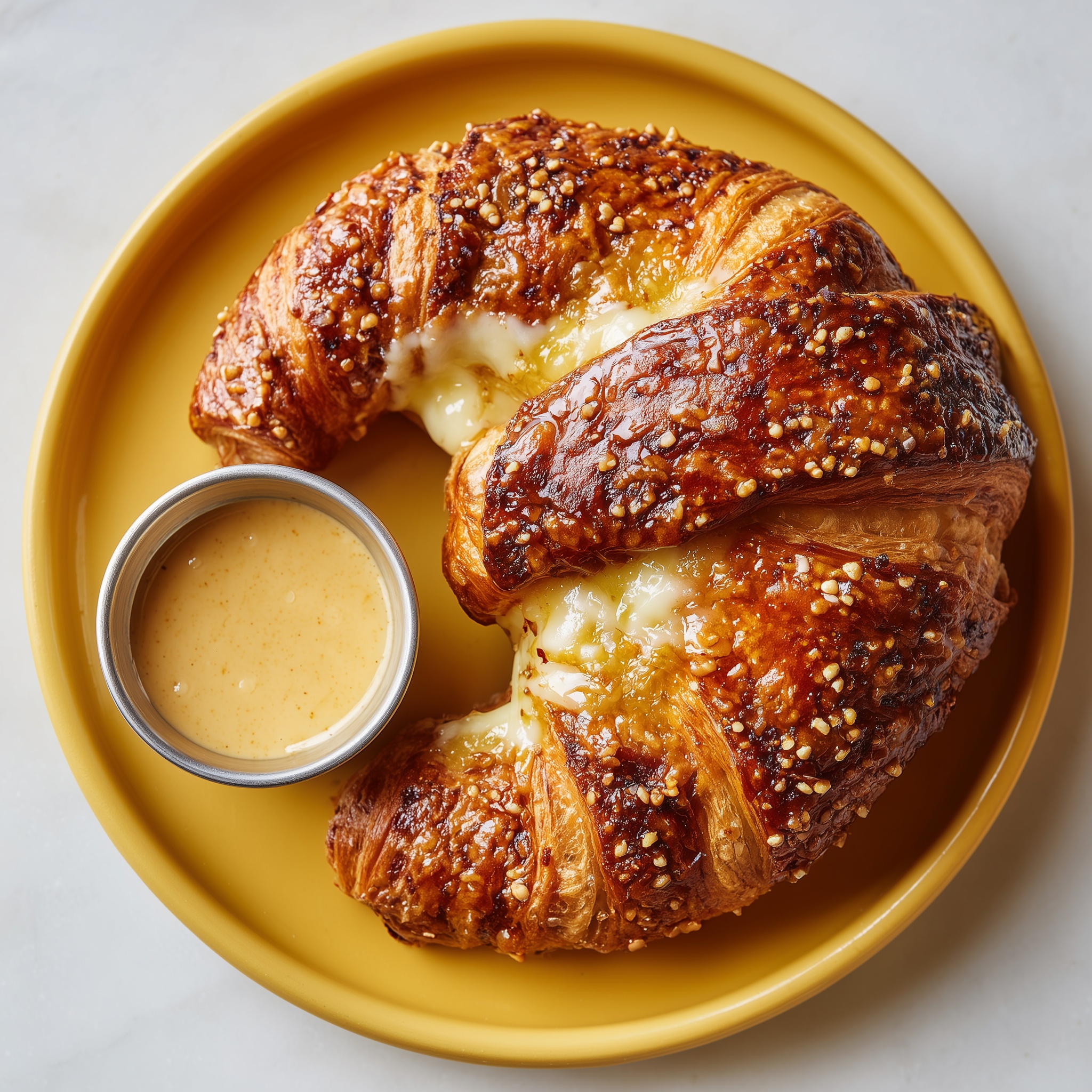 Havarti 🧀 Pretzel Melt