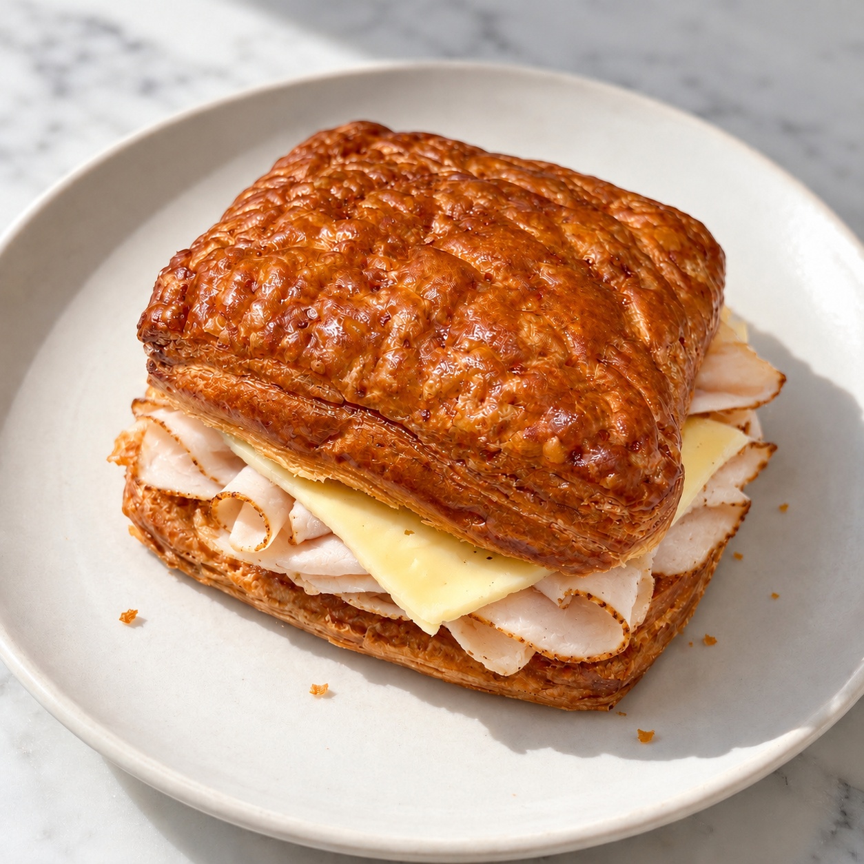 Biscuit With Turkey 馃 & Havarti 馃 at Awakening in Inglewood