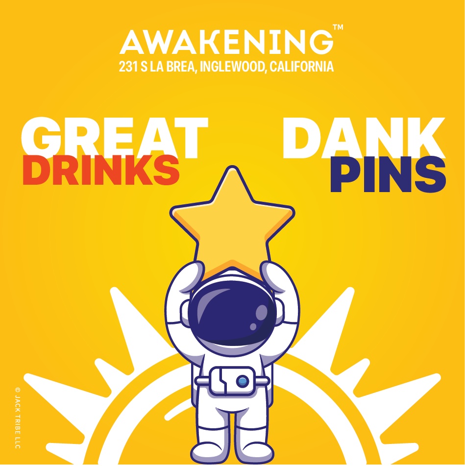 Pin at Awakening in Inglewood