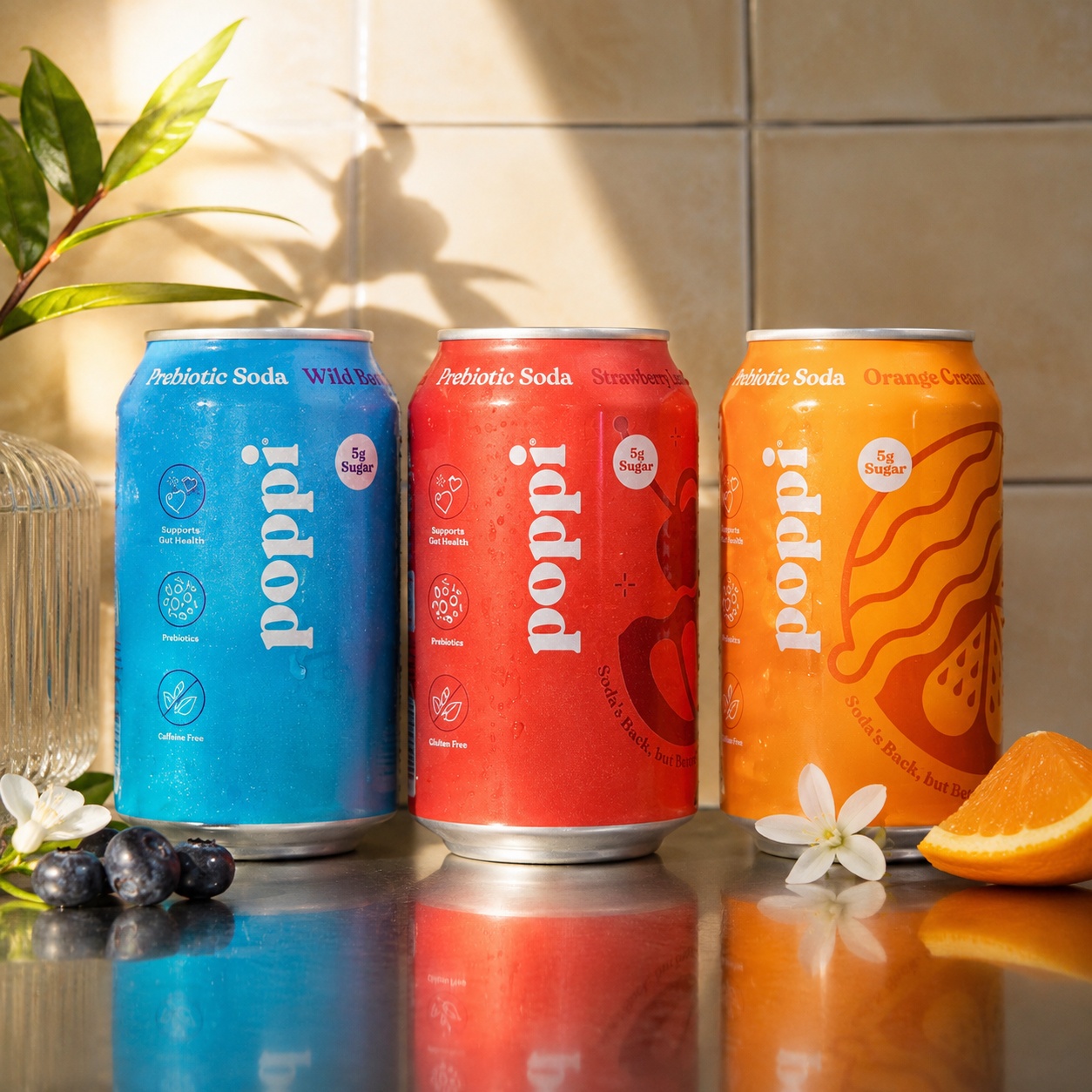 Poppi Prebiotic Soda at Awakening in Inglewood