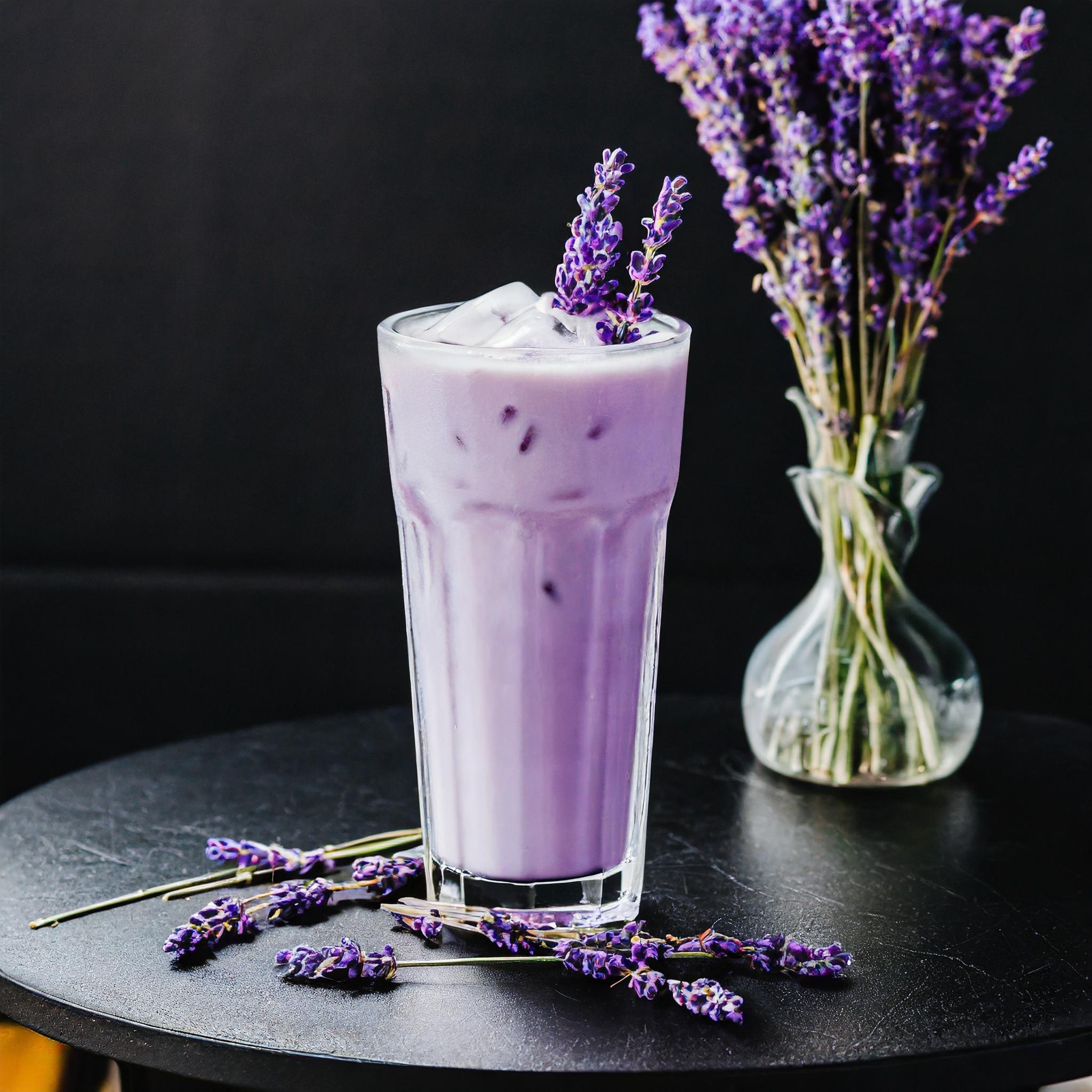Iced Lavender Haze Latte