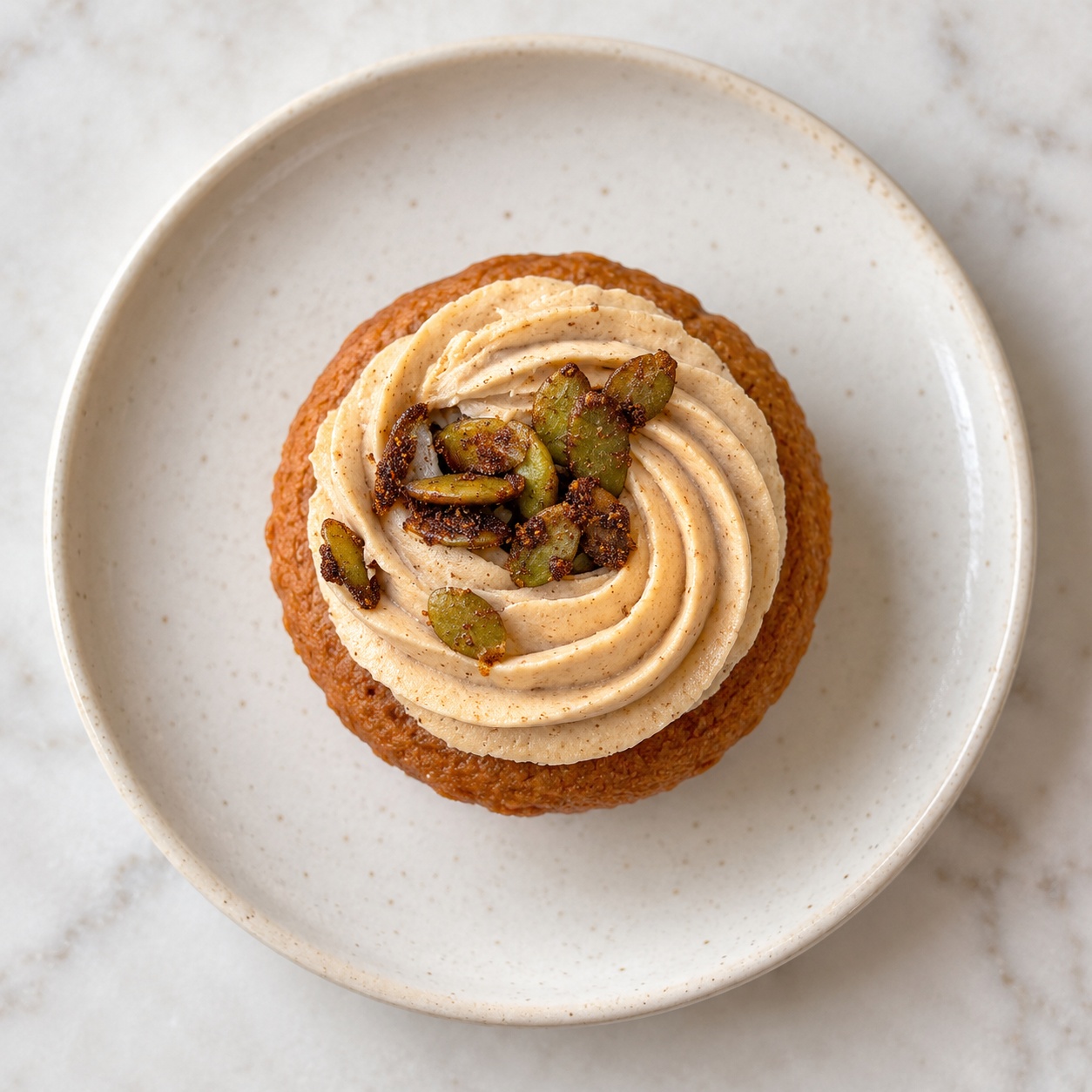 Pumpkin 🎃 Frosted Cupcake 🧁
