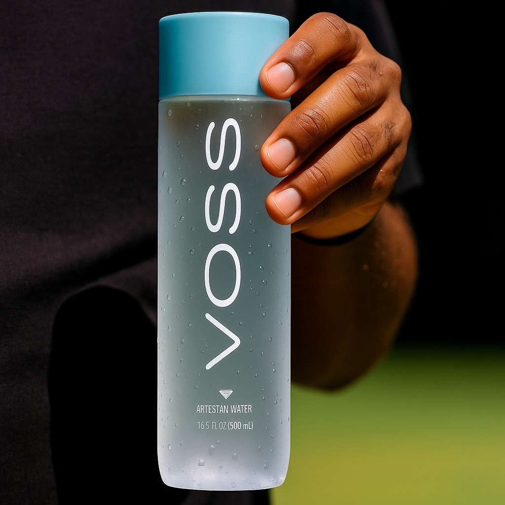VOSS Still Natural Spring Water at Awakening in Inglewood