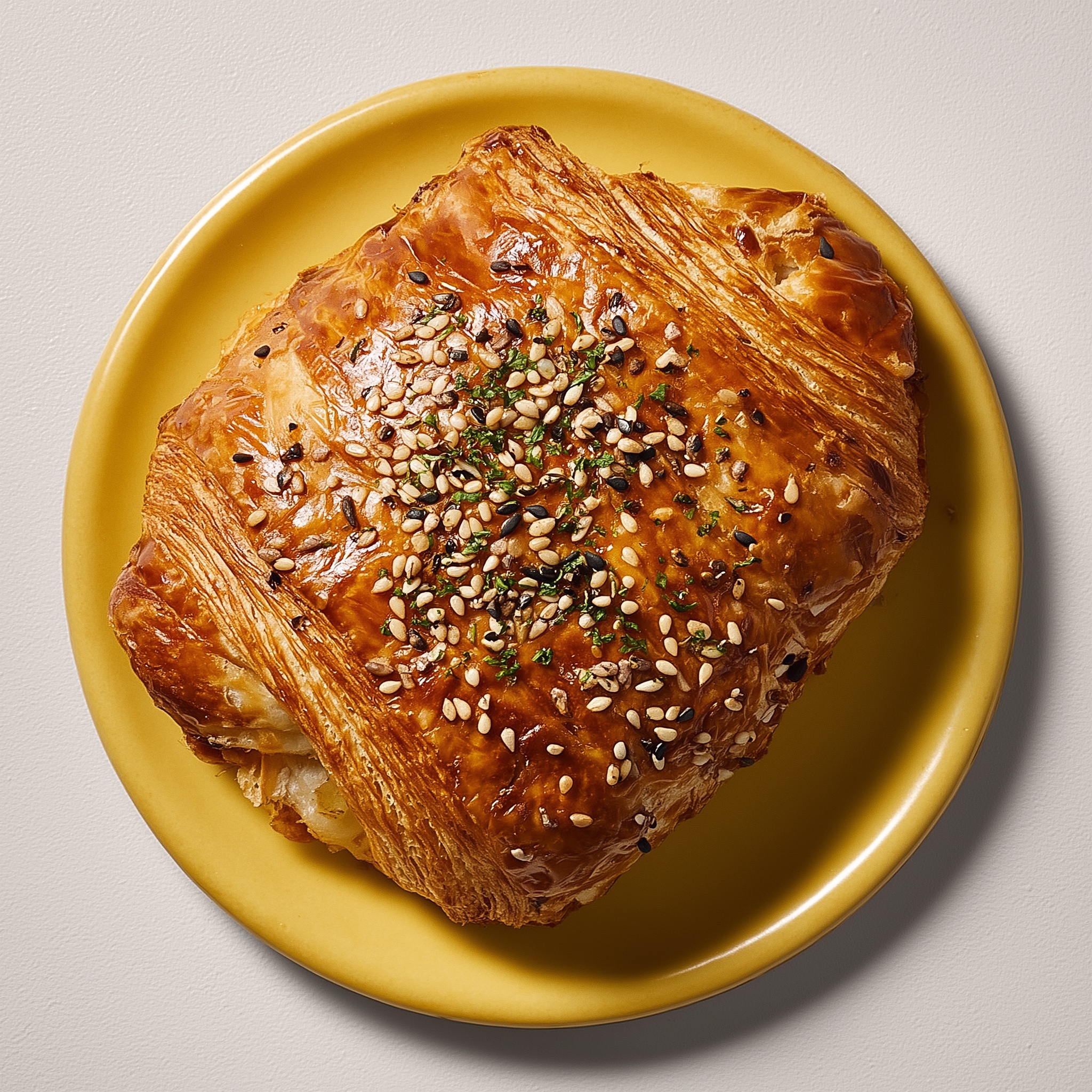 Ham 🍖 & Gruyere Cheese 🧀 Croissant 🥐