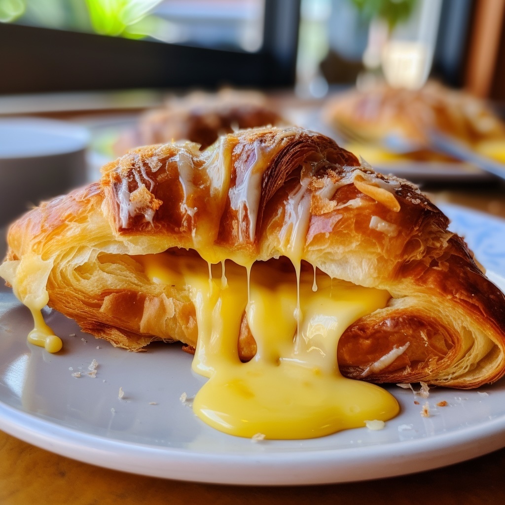 Provolone 🧀 Croissant 🥐, from the Croissant 🥐 Sandwiches menu at Awakening in Inglewood