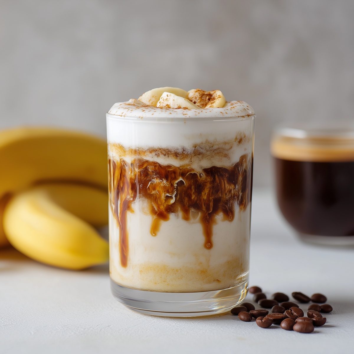 Cinnamon Banana  🍌 Cloud Latte, from the Iced Coffee 🧋 menu at Awakening in Inglewood