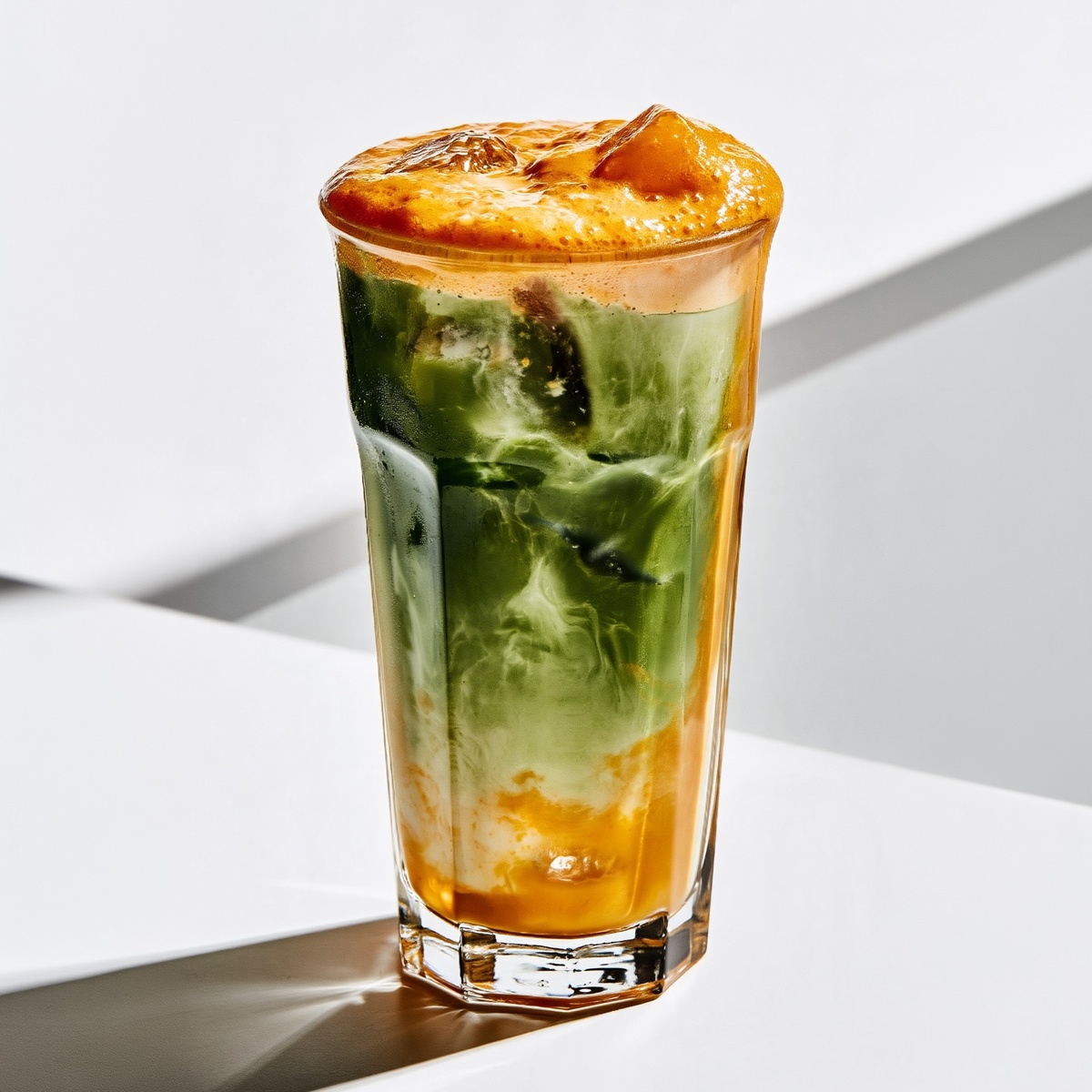 Pumpkin 🎃 Cloud ☁️ Matcha, from the 🎃 Pumpkin Season 🎃 menu at Awakening in Inglewood