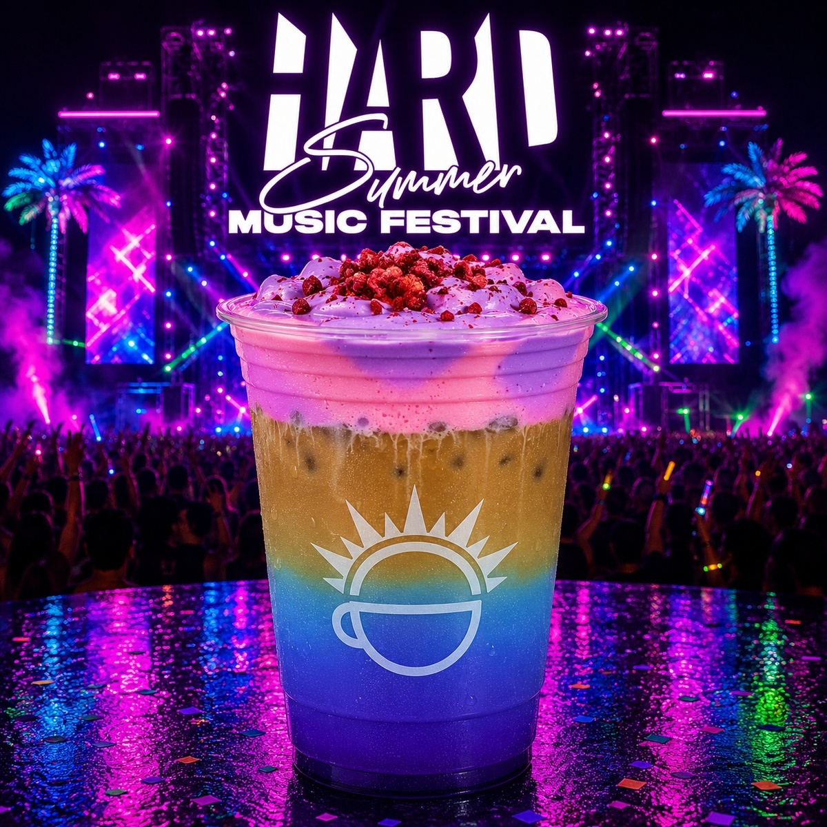 💜☁️ HARD LIVE Lavender Love Latte ⚡️🌸, from the Special Refresher 🥵➡️🥶 menu at Awakening in Inglewood