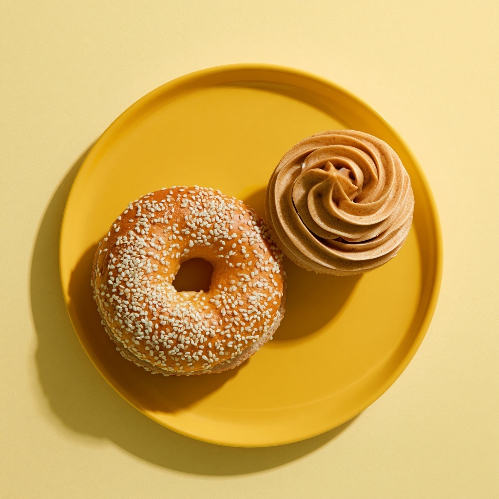 Bagel 🥯 + Espresso Honey 🍯 Butter 🧈, from the 🆕 Bagels 🥯 + Schmears 🤤 menu at Awakening in Inglewood