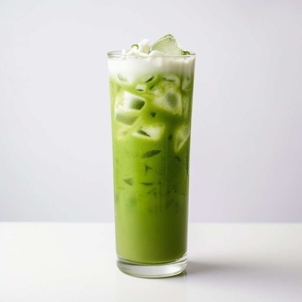 Iced Matcha Latte, from the Matcha 🍵 menu at Awakening in Inglewood