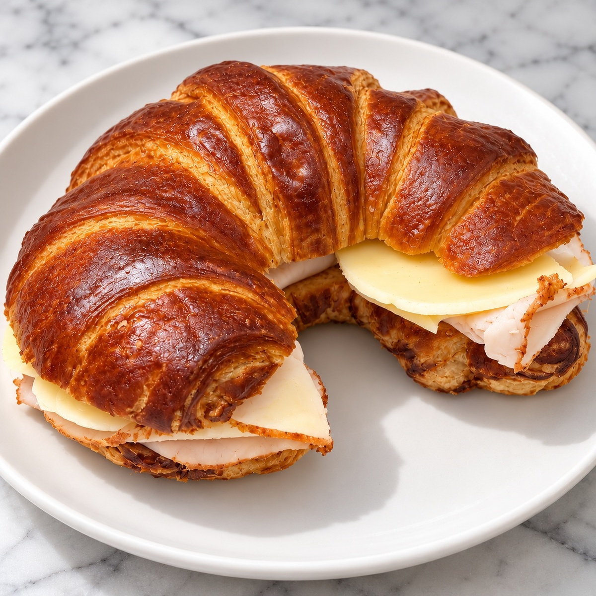 Turkey 🦃 Havarti Pretzel Croissant 🥐 at Awakening in Inglewood