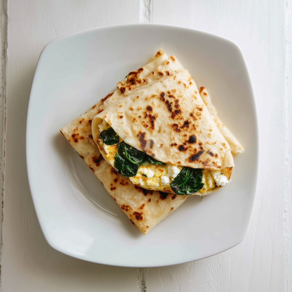 Spinach Feta Breakfast Fold, from the Breakfast Wraps 🌯 menu at Awakening in Inglewood
