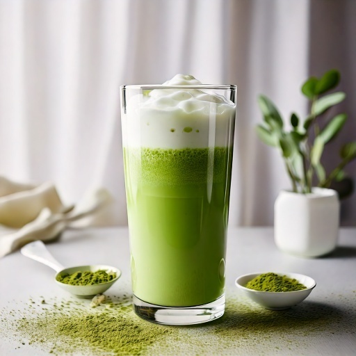 Heavenly Cloud ☁️ Matcha 🍵 Latte, from the Matcha 🍵 menu at Awakening in Inglewood