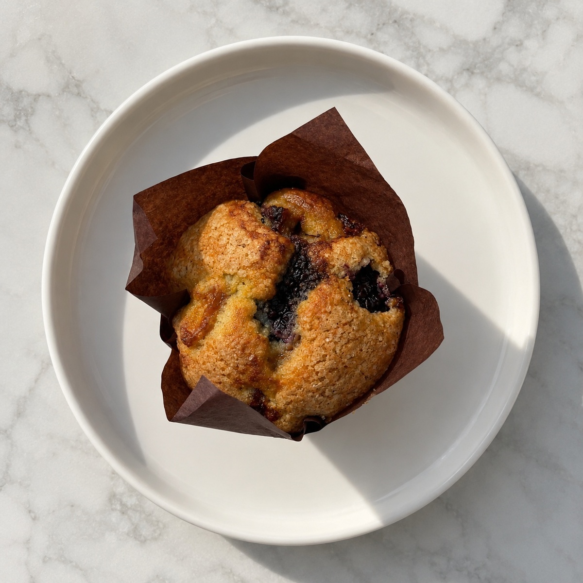 Peach 🍑 Blackberry Muffin, Gluten Free at Awakening in Inglewood