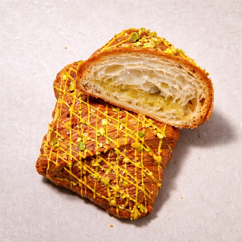 Pistachio Cream Croissant 🥐, from the Sweet Pastries 🧁 menu at Awakening in Inglewood