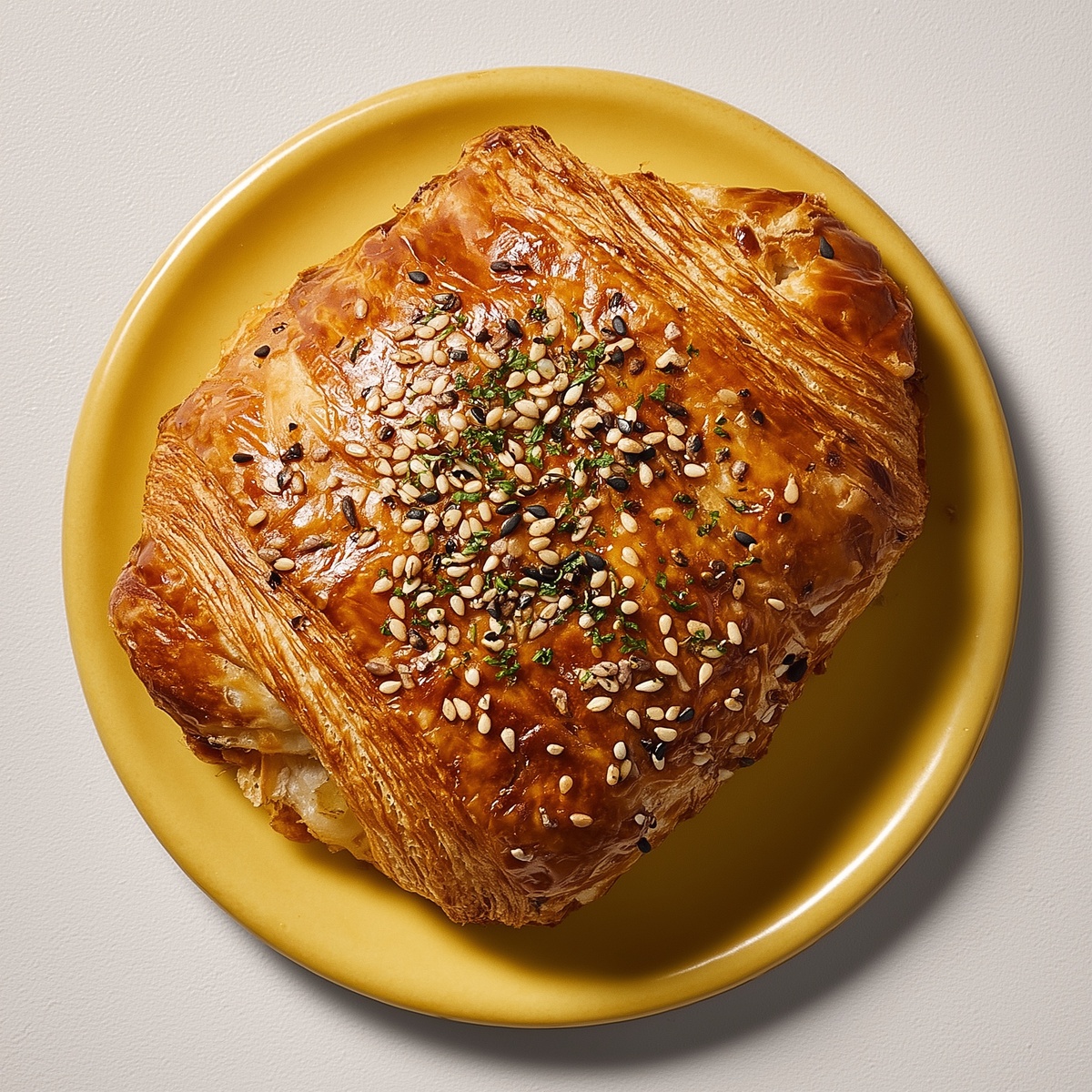 Ham 🍖 & Gruyere Cheese 🧀 Croissant 🥐, from the Savory Pastries 🍖 menu at Awakening in Inglewood