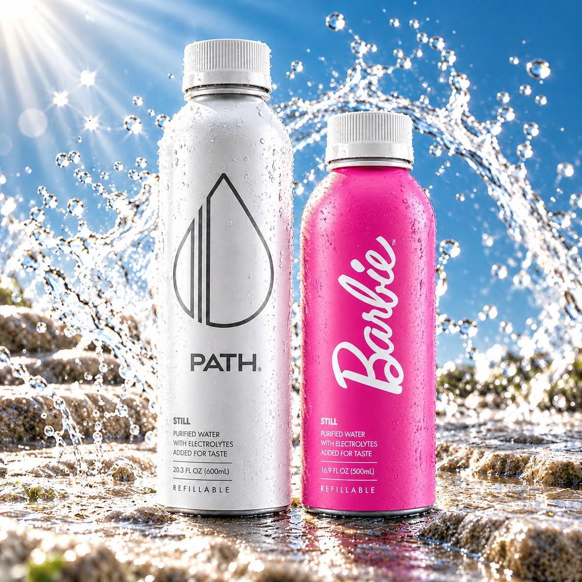 PATH Aluminum Bottle Sparkling Water at Awakening in Inglewood